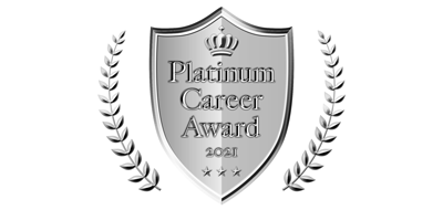 Special Award Received in Platinum Career Award 2021