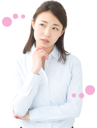 写真 悩んでいる人
